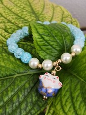 Bracciale gatto fortuna usato  Reggio Calabria