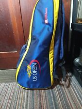 Mochila de tênis Wilson azul Wilson US Open bolsa raquete comporta 6 extra grande comprar usado  Enviando para Brazil