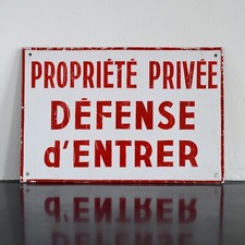 Pancarte propriété privée d'occasion  Le Puy-en-Velay