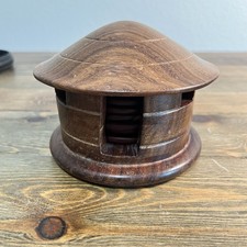 Wooden coaster set for sale  Ontario