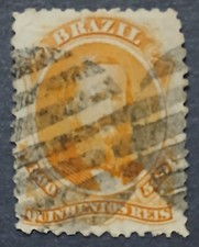 Usado, Brasilien RHM 29 Dom Pedro 500 Réis 1866 gestempelt comprar usado  Brasil 