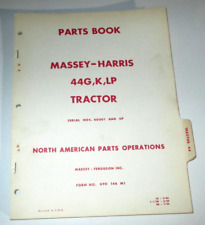 Usado, Massey Harris MH 44 44G,K,LP Catálogo de Peças de Trator Manual Livro ORIGINAL! MF comprar usado  Enviando para Brazil