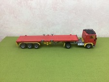 Vintage Siku Vermelho Volvo F10 Turbo 6 & Container Transporter Diecast Alemanha Ocidental comprar usado  Enviando para Brazil