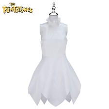 Cosplay The Flintstones Wilma Flinstones Saias Brancas Colar Vestidos de Halloween comprar usado  Enviando para Brazil