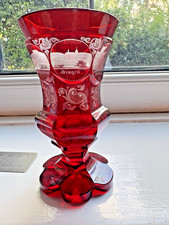 bohemian glass goblet for sale bohemian glass goblet for sale STOCKPORT