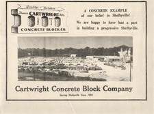 Anúncio impresso Cartwright Concrete Block Co Thomas & Bobby Shelbyville TN 1969 comprar usado  Enviando para Brazil