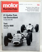 Motor rundschau 1965 gebraucht kaufen  Westerrönfeld