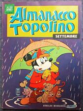 Almanacco topolino settembre usato  Bologna