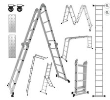 Scala multiuso alluminio usato  Formia
