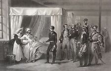 Louis-Napoleon Bonaparte Napoleón III Hopitaux Grabado 1853 Impresión Imperio segunda mano  Embacar hacia Mexico