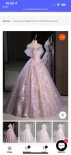 Lilac tulle prom for sale  CAMBRIDGE