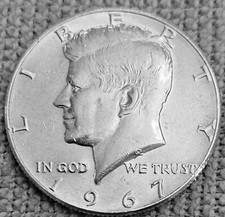 Moeda de meio dólar Kennedy 1- 1967 comprar usado  Enviando para Brazil