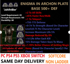 ✅ PC PS4 PS5 XBOX SWITCH✅ Enigma Archon 500+ base D2R Diablo 2 itens ressuscitados comprar usado  Enviando para Brazil