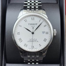 Relógio Tissot Le Locle automático T006.407.11.033.00 mostrador branco algarismos romanos comprar usado  Enviando para Brazil