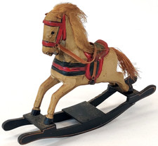 Vintage wooden rocking for sale  SHEFFIELD
