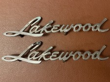 1961 Chevrolet Corvair Lakewood Wagon Script Body Panel conjunto de emblema comprar usado  Enviando para Brazil
