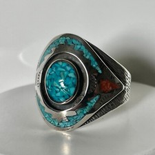 Indianerschmuck türkis ring gebraucht kaufen  Varrel