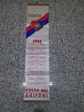 Calendario ultras genoa usato  Italia