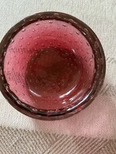 Murano burgundy bubble for sale  Saugerties