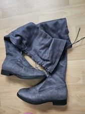 Graue stiefel deichmann gebraucht kaufen  Zetel