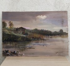 Quadro vintage paesaggio usato  Villaricca