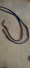 Black rubber reins for sale  SHEFFIELD