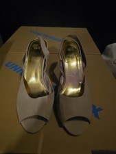 Slingback heels braun gebraucht kaufen  Buchloe