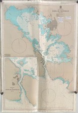 Almirantado 444 Índias Ocidentais Cuba Costa Sul Bahia De Cienfuegos Mapa Gráfico Náutico comprar usado  Enviando para Brazil