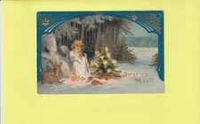 Cpa gaufree neige d'occasion  Draguignan