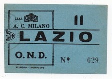 Milano lazio biglietto usato  Italia