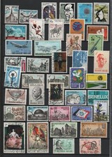 Lot timbres oblitérés d'occasion  Malestroit