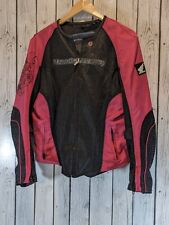 Jaqueta de motocicleta feminina Joe Rocket Honda Racing tamanho médio rosa armadura preta  comprar usado  Enviando para Brazil