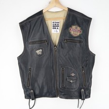 Vintage black leather for sale  HULL