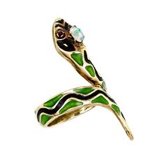 Vintage enamel opal for sale  LONDON