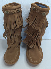 Minnetonka brown suede for sale  Saint Petersburg