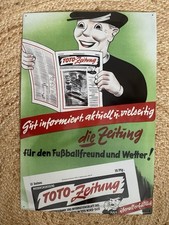 Vintage blechschild 1950 gebraucht kaufen  Hannover