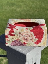 Capa de caixa de tecido para pacotes de viagem pequena mesa de cabeceira boudoir 5x3,5 comprar usado  Enviando para Brazil