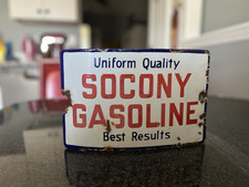 Socony gasoline porcelain for sale  O Fallon