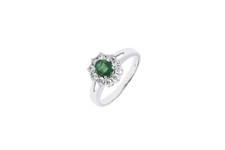 Anello smeraldo diamanti usato  Taranto