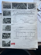 Invoice beer champigneulles d'occasion  Expédié en Belgium
