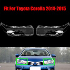 Tampa de lente transparente farol lateral esquerdo+direito para Toyota Corolla 2014-2015 comprar usado  Enviando para Brazil