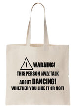 Dancing tote bag for sale  ENFIELD
