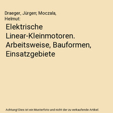 Elektrische linear kleinmotore gebraucht kaufen  Trebbin