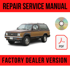 Chevrolet Blazer S10 1982-1993 manual de reparo de fábrica chevy comprar usado  Enviando para Brazil
