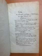 Recueil politique historique d'occasion  Bouxières-aux-Dames