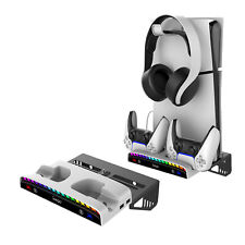 Usado, Suporte de parede doca de carregamento com luz RGB para PS5 Slim/PS5 disco e host digital comprar usado  Enviando para Brazil