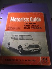 1965 motorist guide for sale  STANMORE