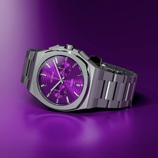 Usado, Relógio masculino Detomaso aço inoxidável mostrador roxo comprar usado Usado, Relógio masculino Detomaso aço inoxidável mostrador roxo comprar usado  Enviando para Brazil