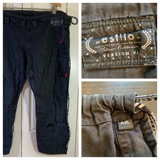 Usado, Calça Estilo Premium Jujitsu Kimono Tatami Fightwear Versão VI A2L Preta MMA comprar usado  Enviando para Brazil