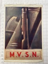 Cartolina m.v.s.n. milizia usato  Genova